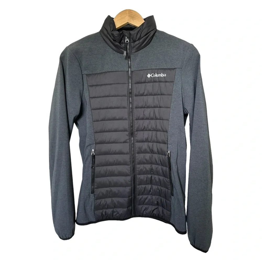 Columbia Women's Track Lines Hybrid Light Insulated Full Zip Jacket Size Small - Picture 9 of 16